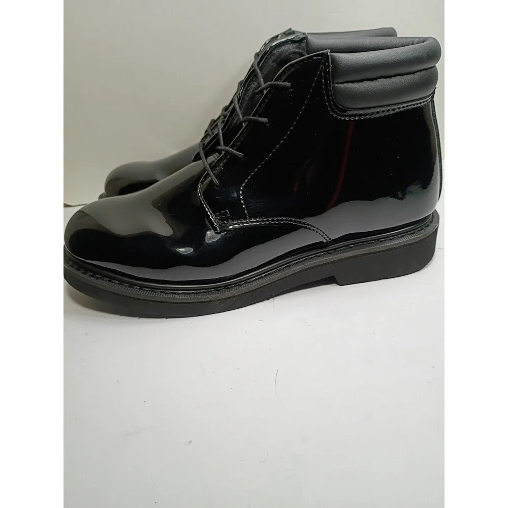 Rocky Men's  Dress High Gloss Chukka  Black FQ00500 Size 10M